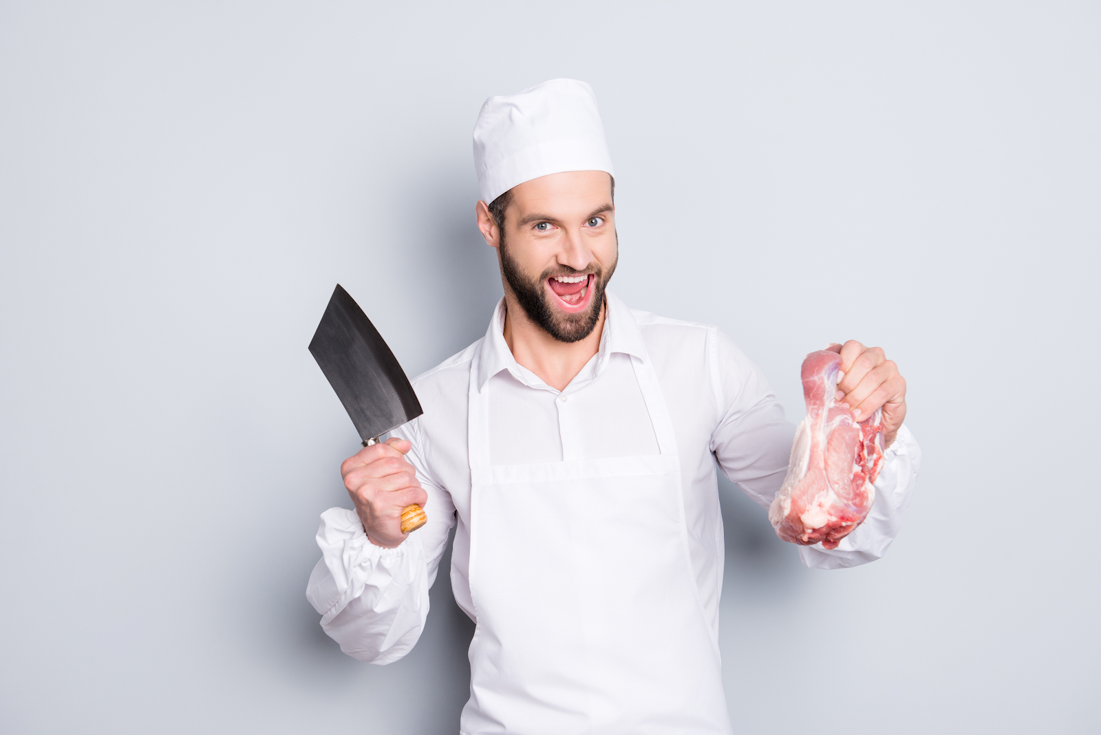 Fresh premium meat cuts with spices